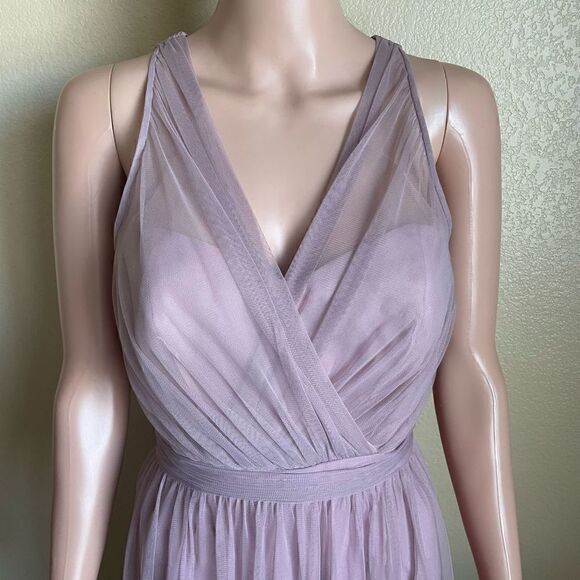 Hitherto Anthropologie Tansy Dress Dusty Rose Size 8 - Picture 2 of 8
